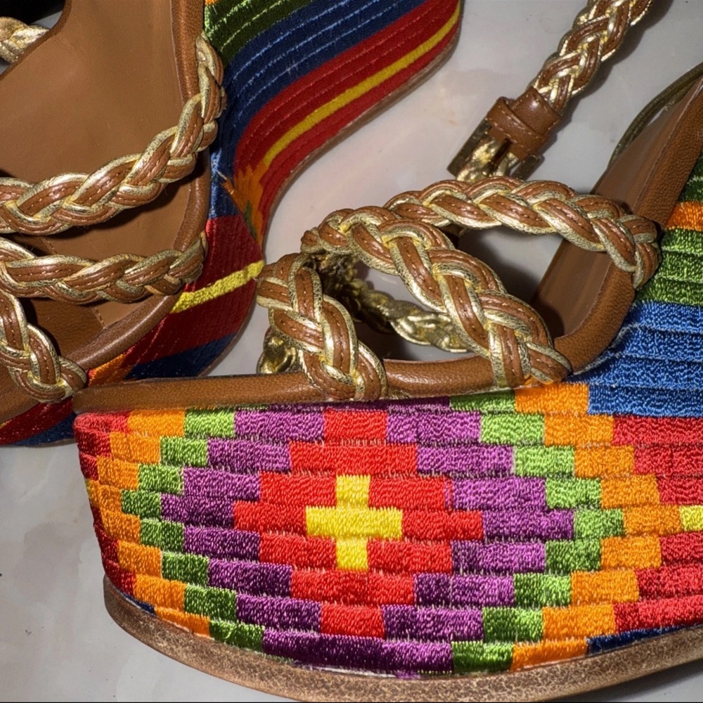 Roberto Cavalli wedges size 36.5 - Picture 14 of 16